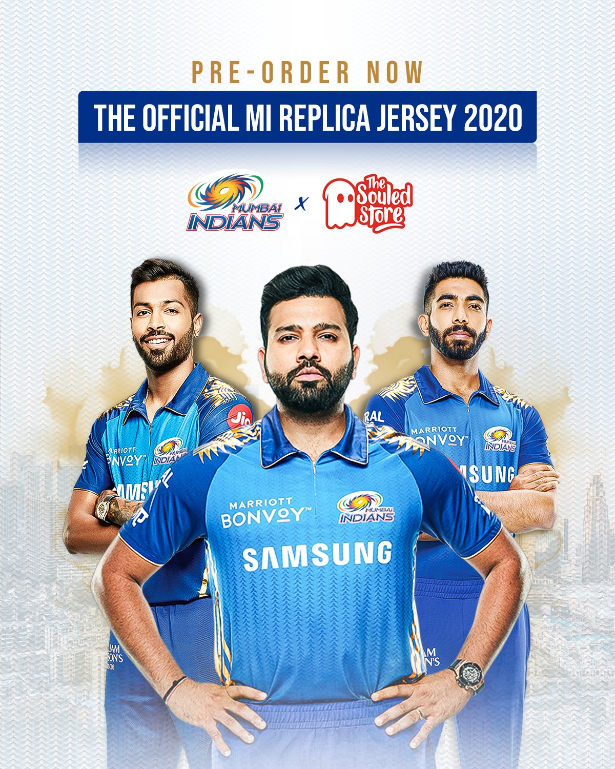 mumbai indians replica jersey