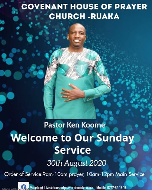 CHPCRuaka's tweet photo. WELCOME TO OUR 2nd SERVICE 

TOPIC: THE ANOITING OF GOD(the oil of God)

CONTACTS:0757691616

Open the link, God bless you. 

https://t.co/xvAGCNJPRY https://t.co/852UafApaP