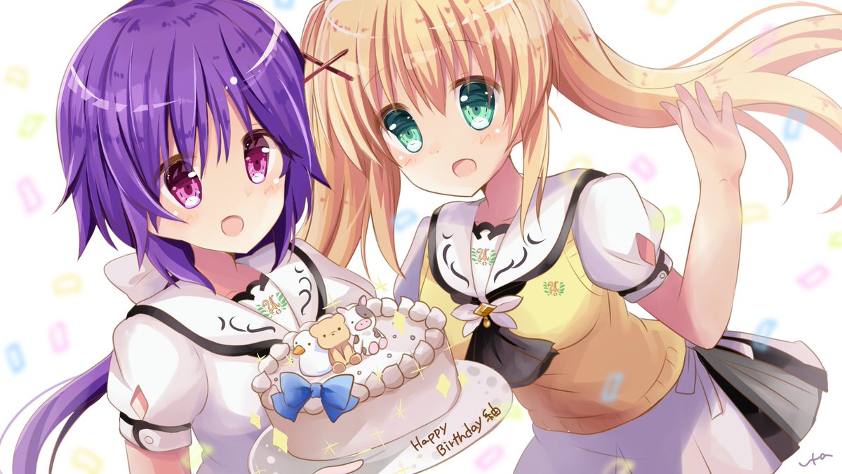 紬お誕生日おめでとう 紬ヴェンダース生誕祭 サマポケ応援 サ うら のイラスト 紬お誕生日おめでとう 紬ヴェンダース生誕祭 サマポケ応援 サ うら のイラスト