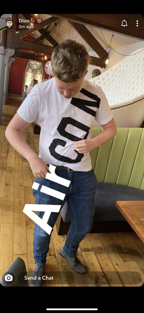 Safe to say he won’t be wearing this one in a hurry x