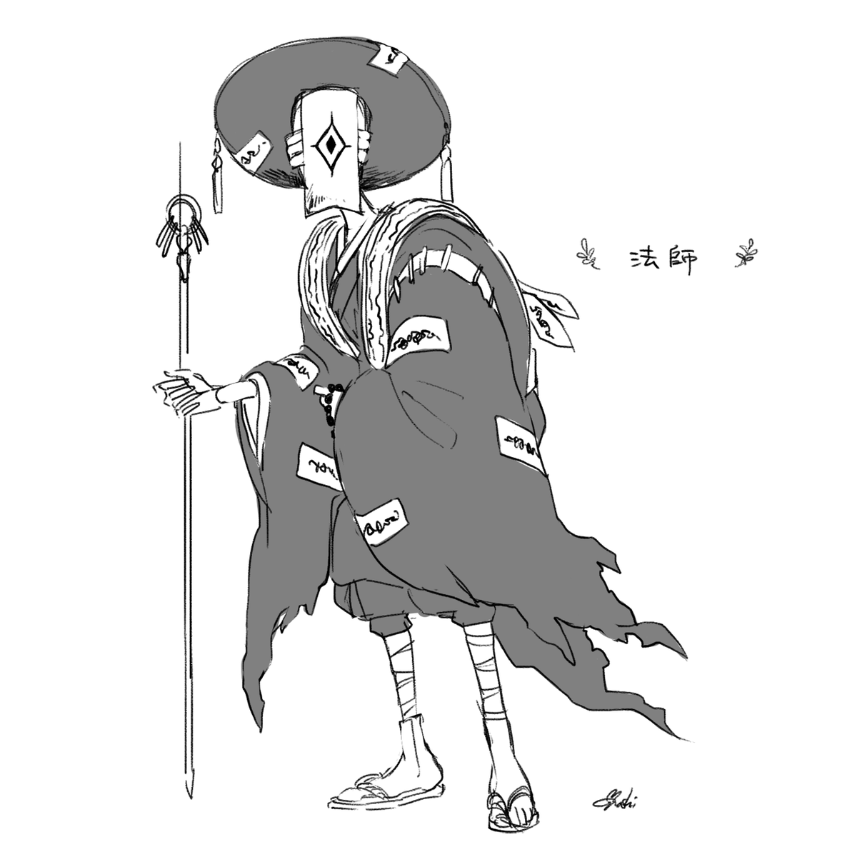 お題箱から～ではなくさっきの続き
第五人格のオリジナルハンター
この人耳ないんだ 