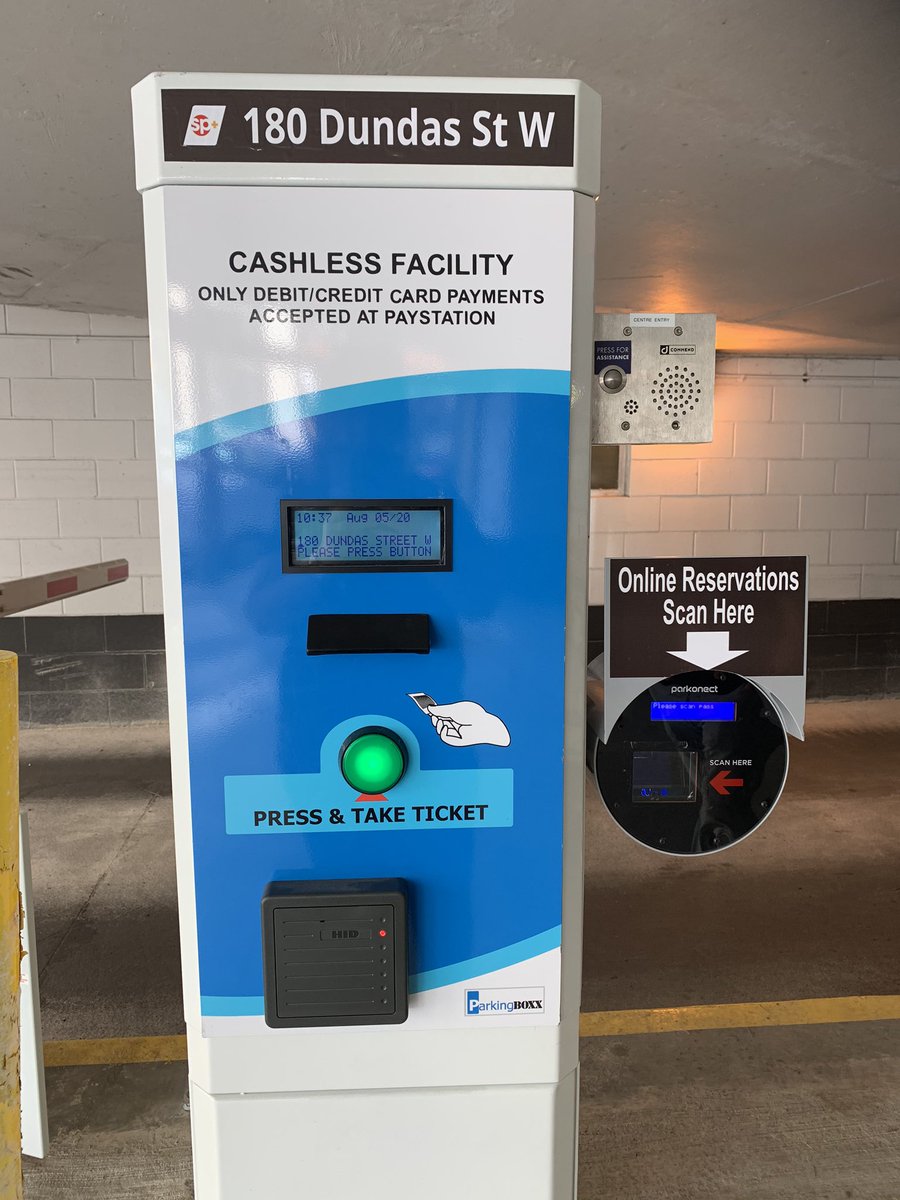 SPPlusToronto's tweet image. Attn Customers of #180Dundas NEW gated equipment is installed, please take a ticket 🎫 at entry and pay at the paystation on return before proceeding to your vechicle 🚗 DEC@spplus.com - we have pre paid parking, scan in scan out on your smart device ➡️Parking.com/Toronto