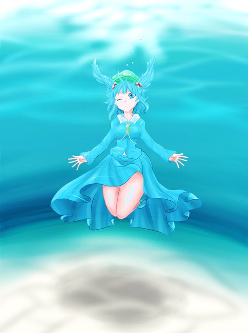 水の中のtwitterイラスト検索結果