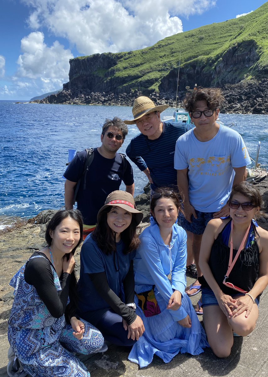 藤川 Ryujin 靖彦 渡船をチャーターして 八丈小島へシュノーケリングツアー 最終日 最高の天気に恵まれて 夏の島を満喫しました 八丈小島 八丈島