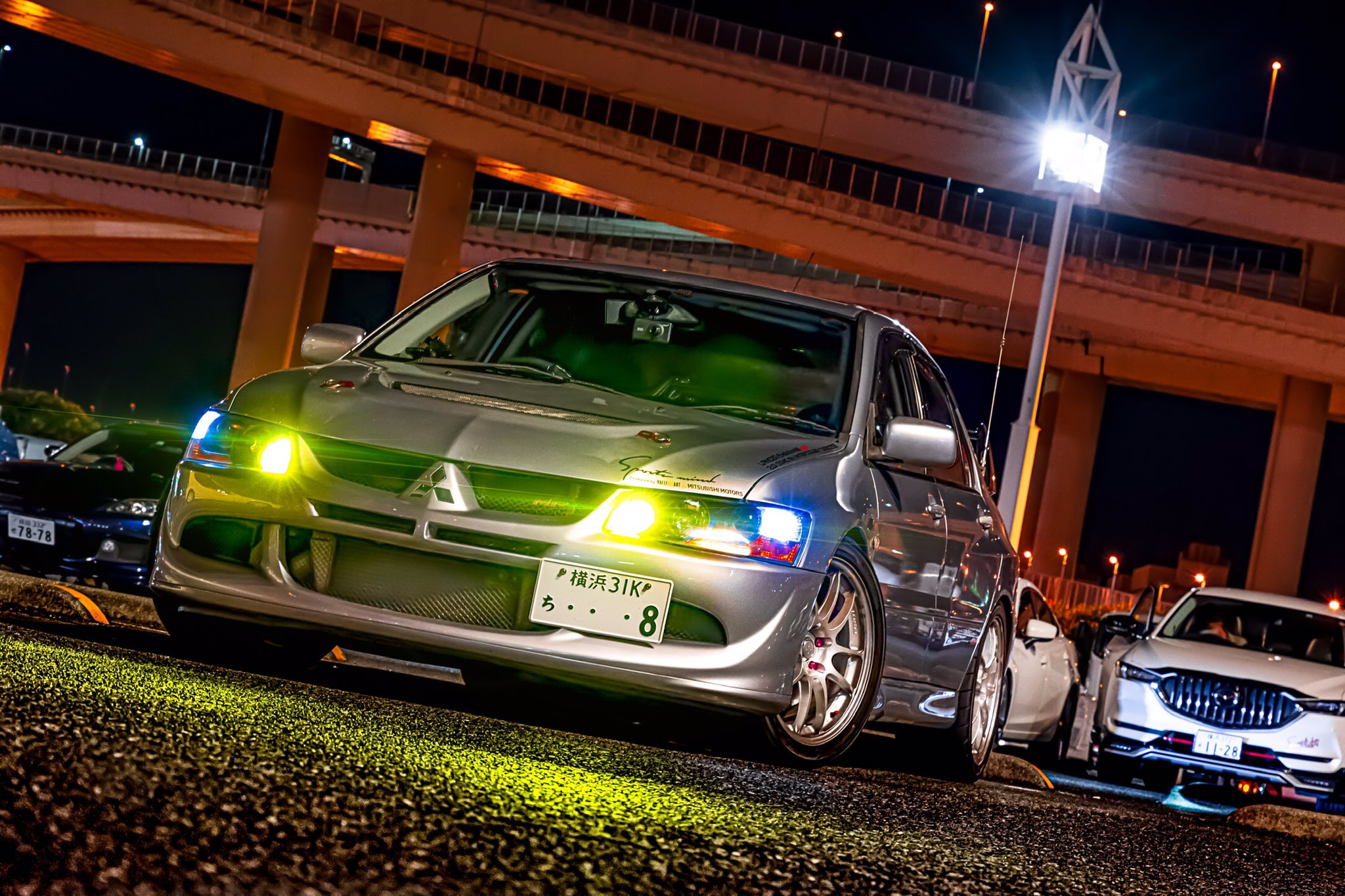 Yusuke 昨日は暑かったねぇ 久しぶりに夜の大黒paで1人撮影会w 三菱乗りと繋がろう初夏 エボ乗りと繋がろう初夏 ランエボ エボ8 私の愛車を見て 4g63 俺の相棒イケメン選手権 三菱自動車 車好きと繋がりたい 俺の相棒イケメン選手権