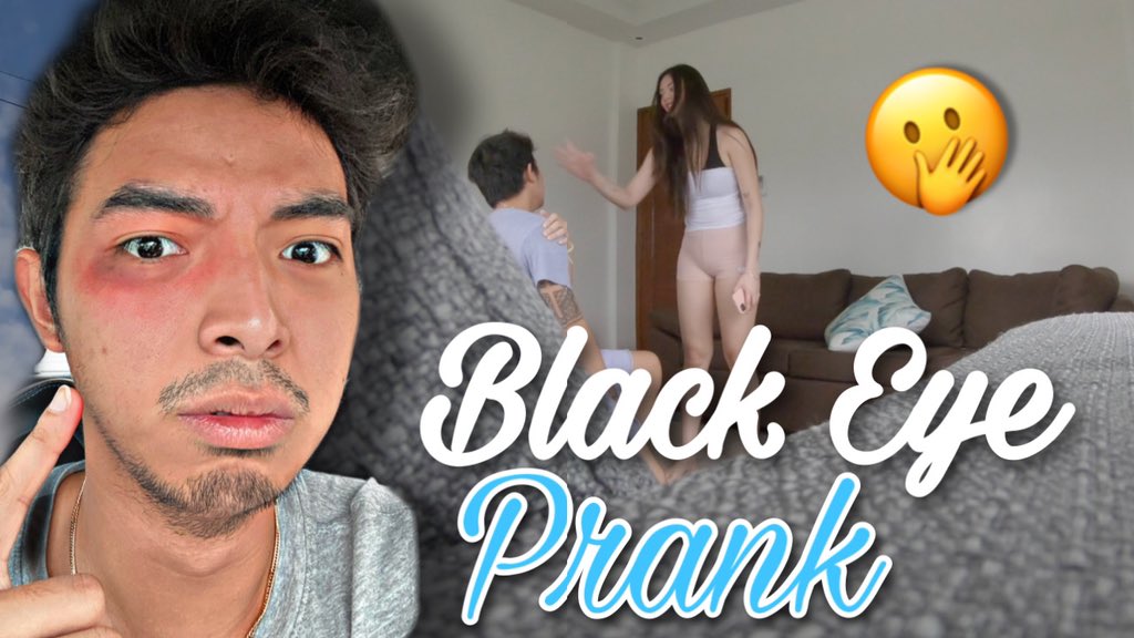 jayzammanabat_'s tweet image. Black eye prank on gf 😂 suportahan nyo ko mga mandirigma di ko expect na magiging ganito ang team jayzam HAHAHAHAHA youtu.be/SSQtHhVOU0o