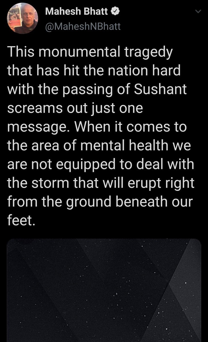 A number of times he has projected Parvin Babi's mysterious death as Depression/suicide/drug use..Isn't it fishy that someone who is not even at the scene of death is so sure about the cause of death ?