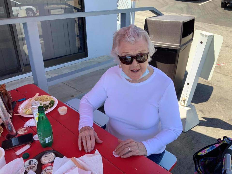 Dame Angela Lansbury in Malibu. August, 2020.