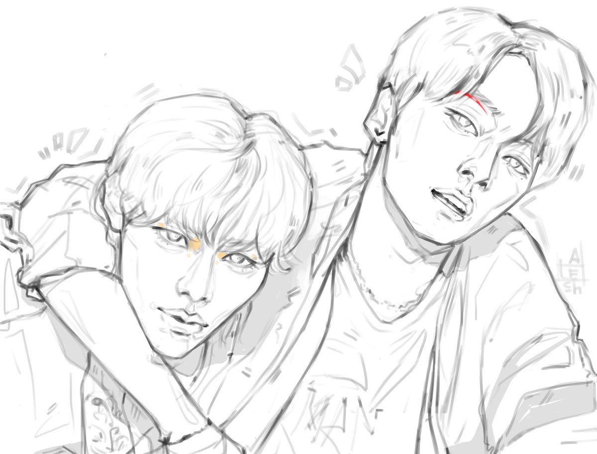 Minho is about to strangle Felix. is this revenge for what was in the practice room? #StrayKids #StrayKidsComeback #skzfanart #skz #ArtistOnTwitter #kpopfanart #LeeMinHo #leefelix #StrayKids_GodsMenu100M #SKZVLOG