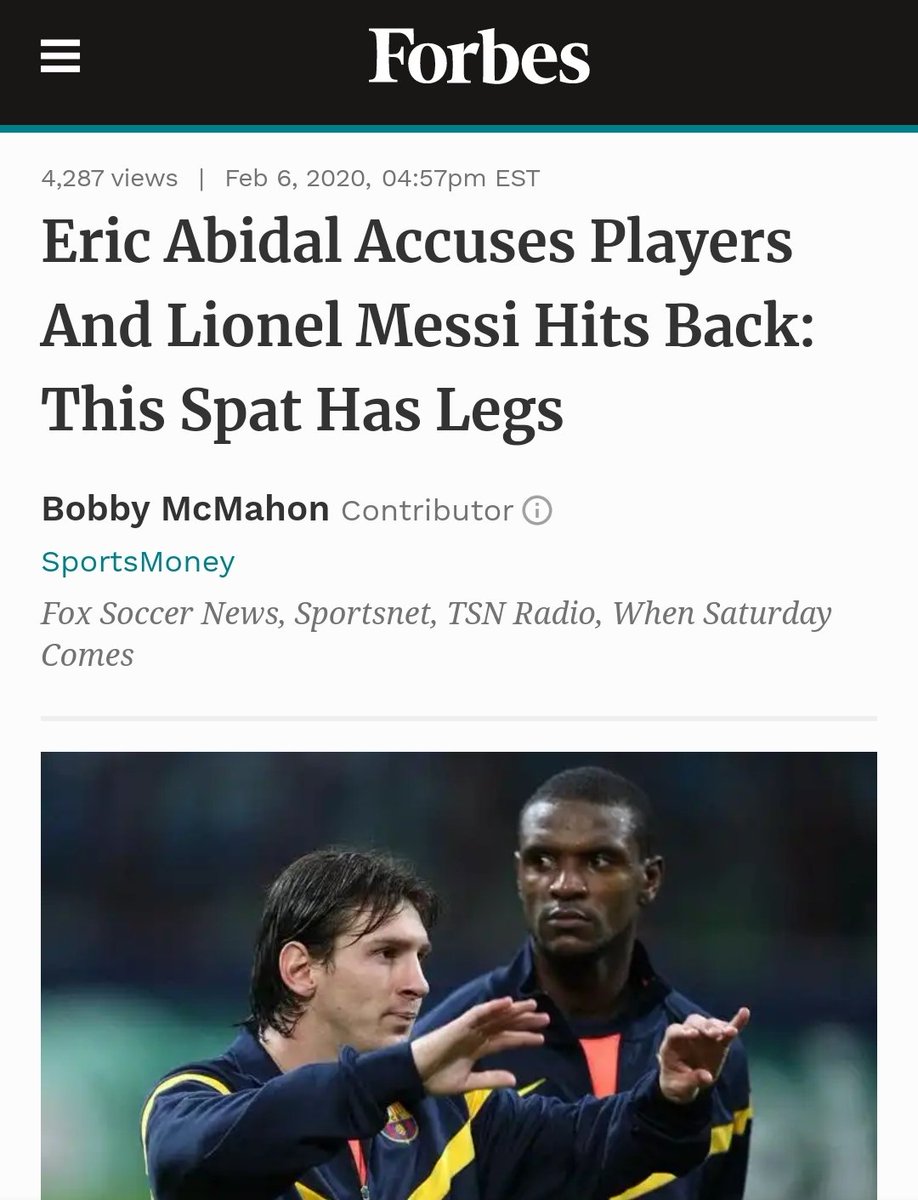 February 4th, 2020: Abidal, the sporting director, criticises the dressing room that irked & forced Messi to speak publicly against the board for the very first time in his career.