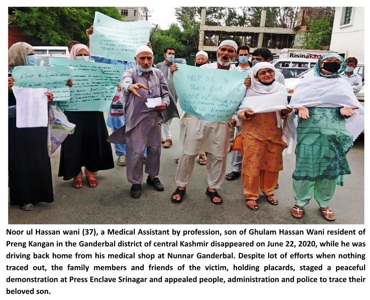 Today on the International Day of Disappeared, APDP commemorates more than 8000 victims of Enforced Disappearances in Jammu &amp; Kashmir &amp; demands truth, Justice &amp; reparations for thousands of victim families! 
#IDD2020StandwiththeDisapeared
<a href="/AFAD_Updates/">AFAD</a> <a href="/UNHumanRights/">UN Human Rights</a>, <a href="/WGEID/">UN Working Group on Enforced Disappearances</a>