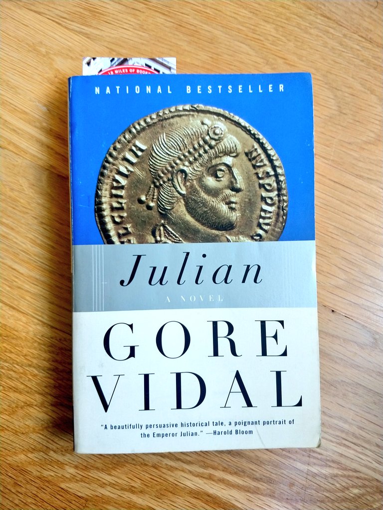 88. How is it to be living in a world where the old Gods are yet to recede and the new God is yet to fully emerge and take form? Chaos, violence, fundamentalism, tradition -- a great Gore Vidal novel about an age when Christianity froths from the margin & becomes state religion.