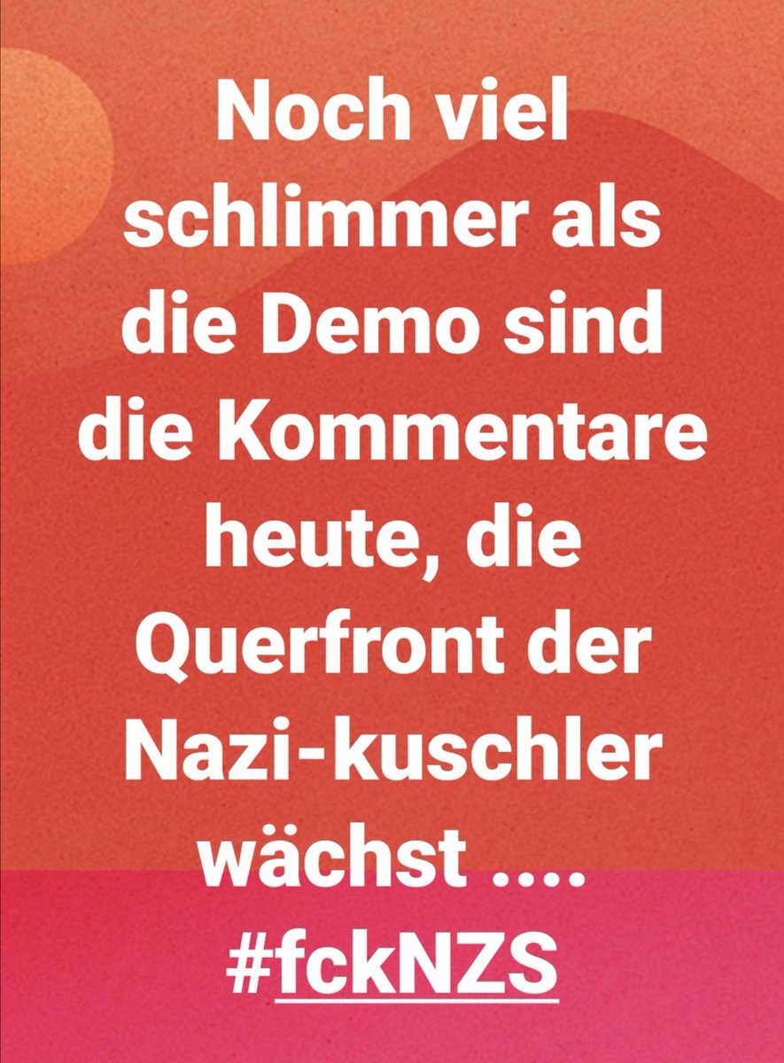 Noch viel schlimmer als die Demo sind die Kommentare heute, die Querfront der Nazi-kuschler wächst ....  #fckNZS
#fckQuerfront
#fckSchwurbler
#Berlin2908
#Covidioten #NazisRaus