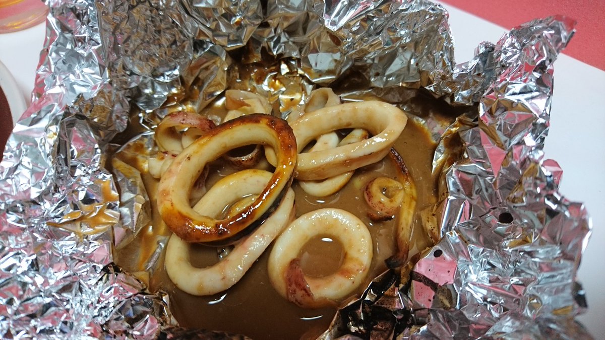 イカわたホイル焼き