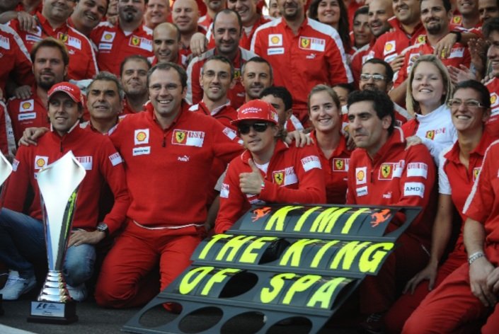 Kimi Raikkonen 🇫🇮 has won at Spa 4 times, 2 of which were with Ferrari (2007, 2009).