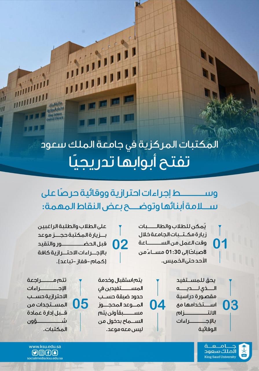جامعة عبدالعزيز الملك المركزيه المكتبه iBistro