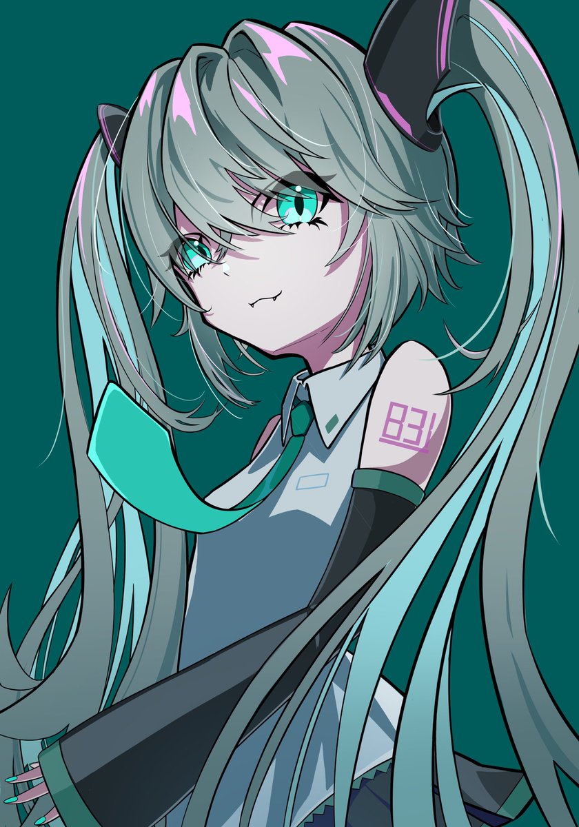 初音ミク「フライングだけどおめでとう!
#初音ミク #初音ミク生誕祭 #初音ミク誕生祭20」|MiCanのイラスト