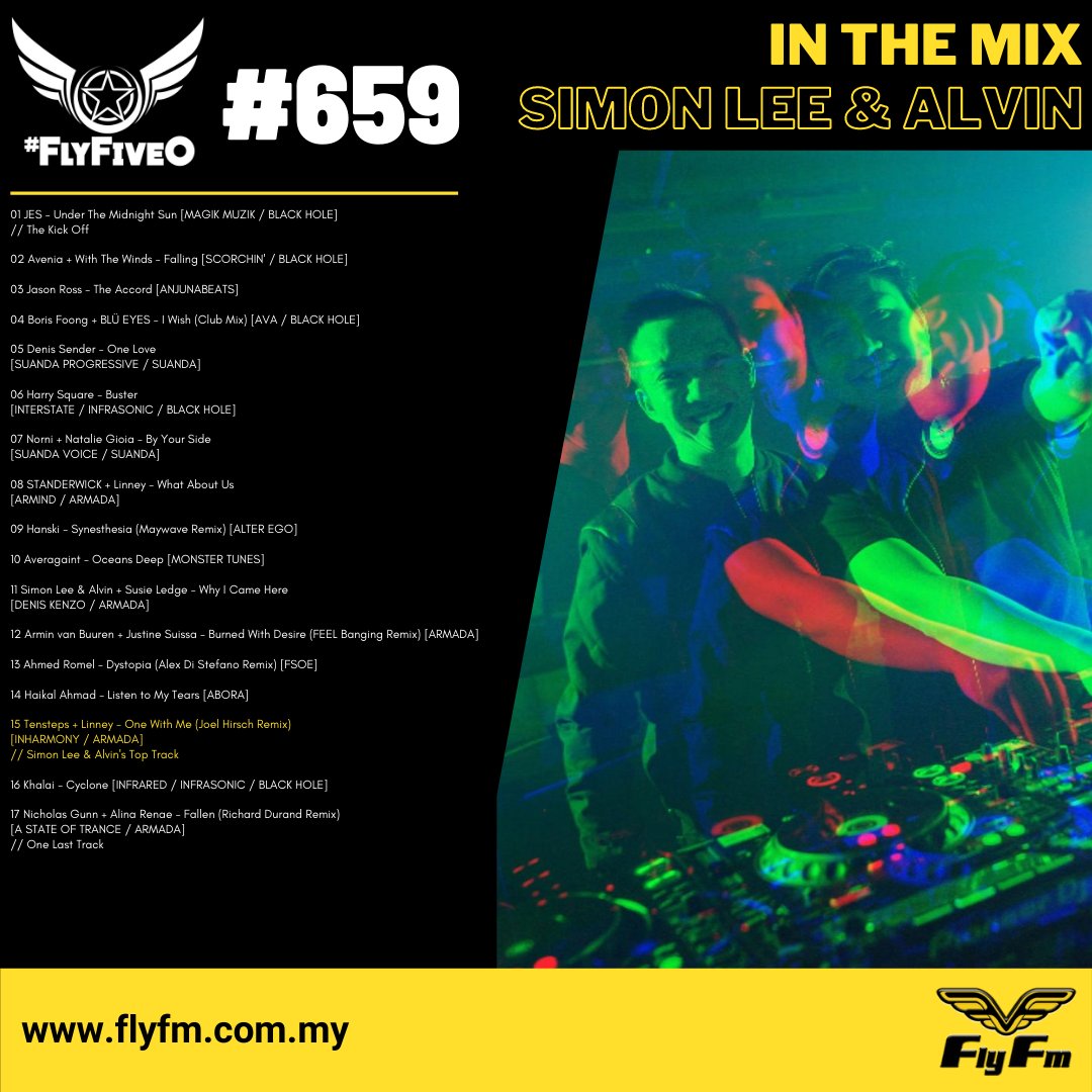 π‘ FLY FM #FlyFiveO #659 mixed by @simonlee_alvin https://t.co/kF8OrXWZHA https://t.co/zRh05M4h7Q