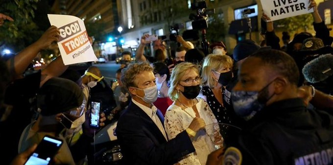 eGovBot's tweet image. God Bless @RandPaul and family.  A brave man who does what he feels is right and withstands attacks from the very people whose &quot;message&quot; he&apos;s already championing.