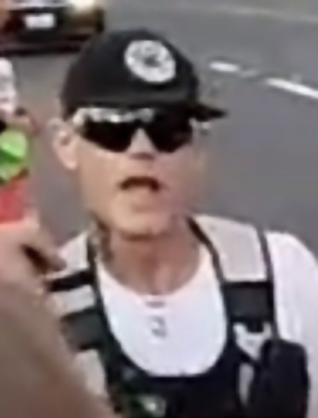 If I was Portland Law Enforcement, I would wanna find & question this man regarding the Trump supporter shooting in Portland.