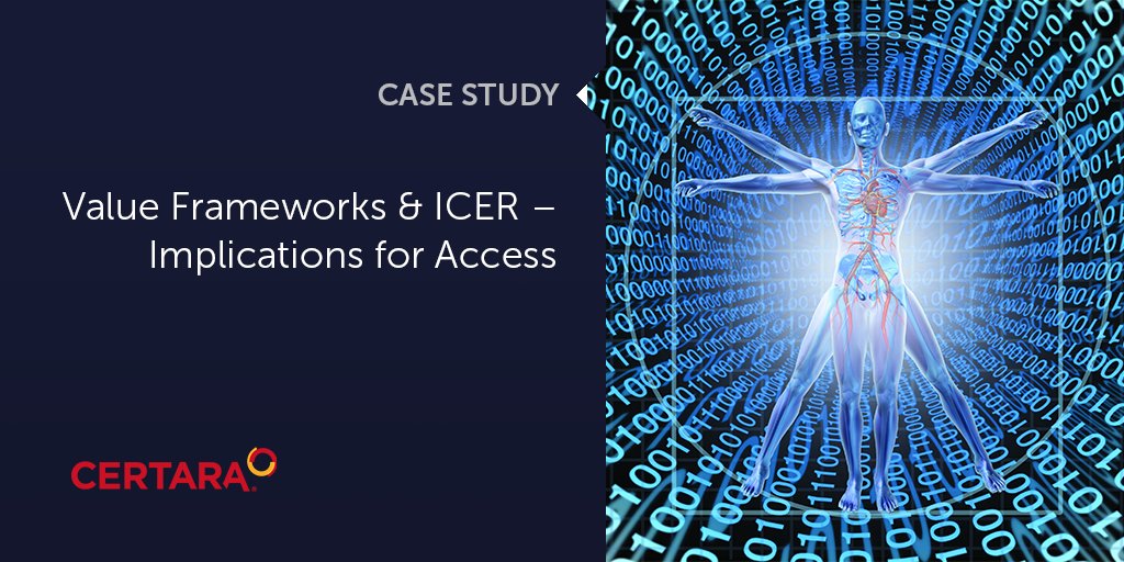 Certara's tweet photo. Click here to read a #casestudy by Certara's Evidence and Access on Value Frameworks &amp; ICER – Implications for Access. https://t.co/RxeEBPcUQa

#evidenceandaccess #ICER #valueframeworks https://t.co/j9X8q2YUVD