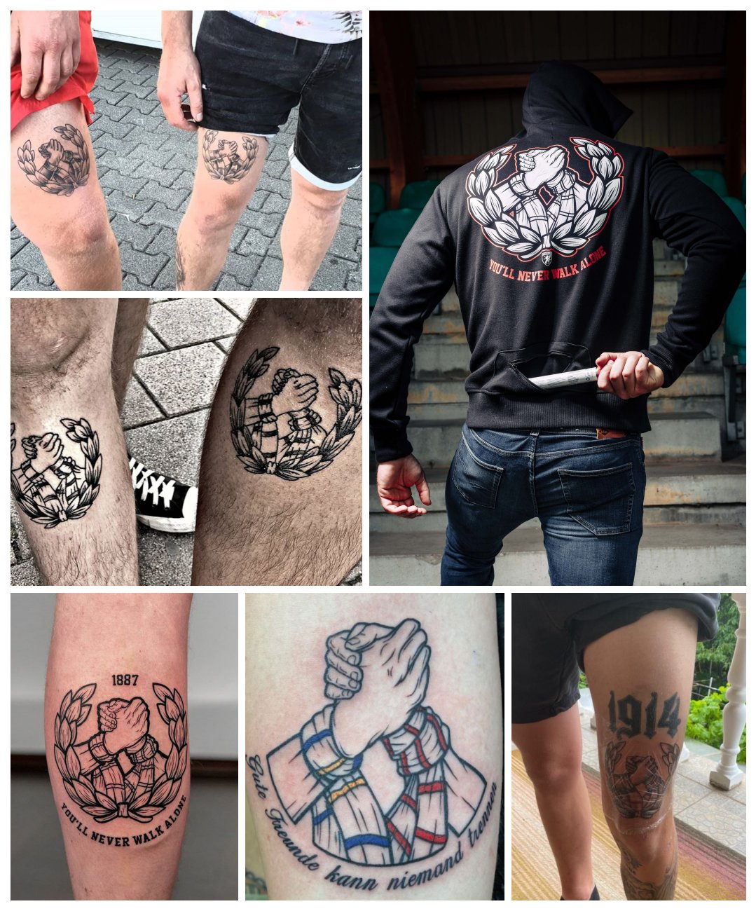 Pgwear You Will Never Walk Alone Design Appeared For The First Time In The Spring Summer Collection It Immediately Became A Classic After A While The First Tattoos With This