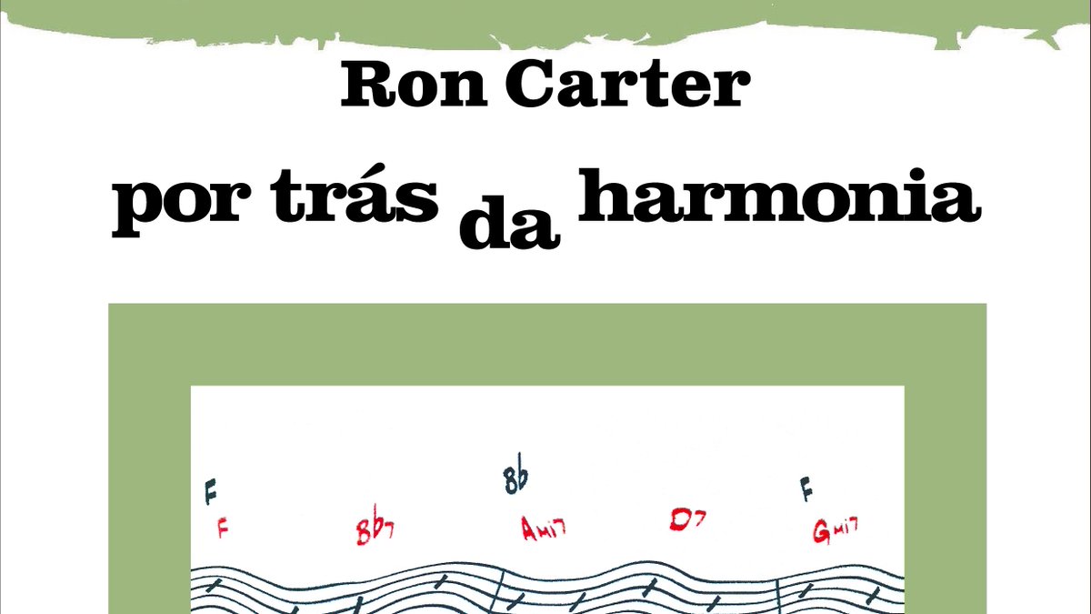 tipomusic's tweet image. Lançamento - "Por trás da harmonia" de Ron Carter, tradução @eneiasbass - Aproveite a promoção na @freenote_livros