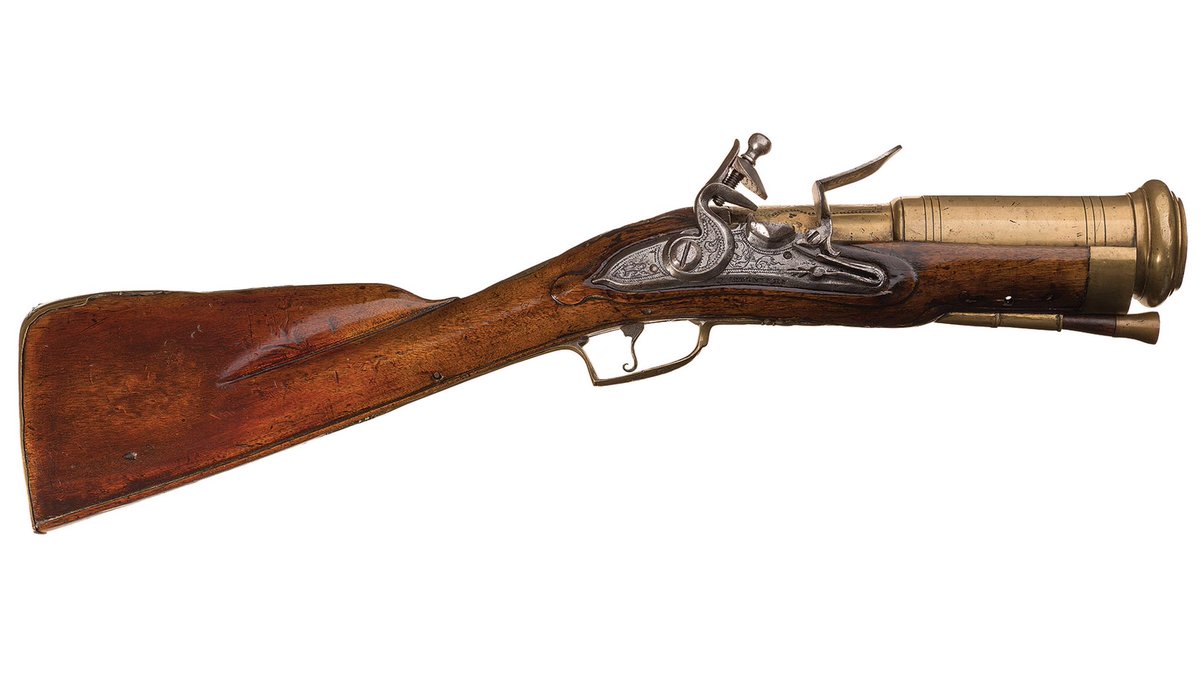 At the other end of the spectrum, I give you the Hand Mortar. Ancestor of grenade launcher. First ones from as early as 16th century, highly unreliable but what a nice design tho https://en.wikipedia.org/wiki/Hand...
