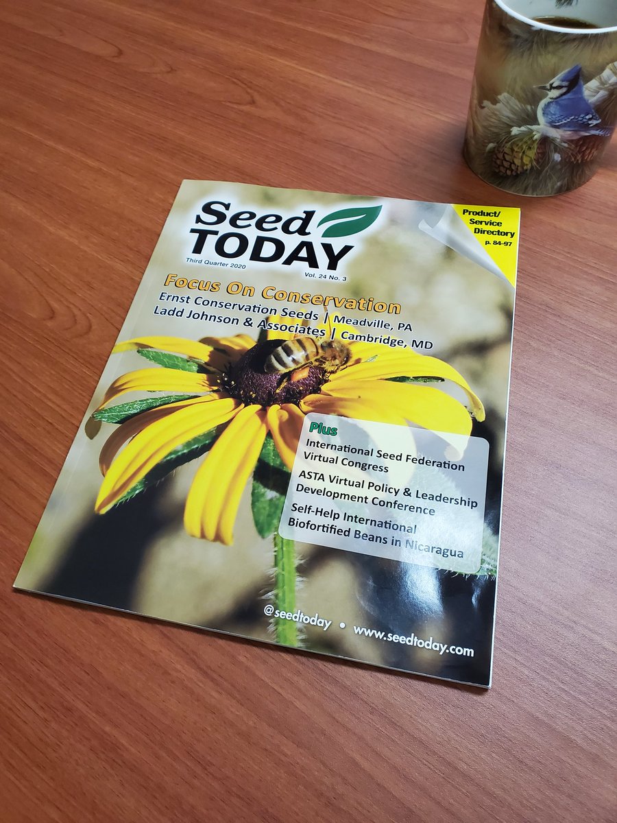 ErnstSeeds's tweet photo. Two recent ECS collaborations profiled in the current ed of @seedtoday magazine! A #pollinator friendly #solar site @penn_state and the a queen #honeybee improvement project with the NW PA Beekeepers Assoc. #nativeseeds #nativeplants #nativesfirst #beeslovesolar #honeybees #bees https://t.co/W8NcWpN5CU