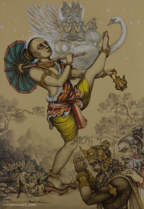 How can one be born & get victory, the same day?The Brahmin Buffon says: Lord Vamana was born on Bhadra Dvadasi, Shravana Nakshatra!Did he jump from womb & grow to a bramachari kid in 1 hour & conquered Mahabali in the next hour?:)Illogical Lies! https://twitter.com/TIinExile/status/1299894308586184706?s=20