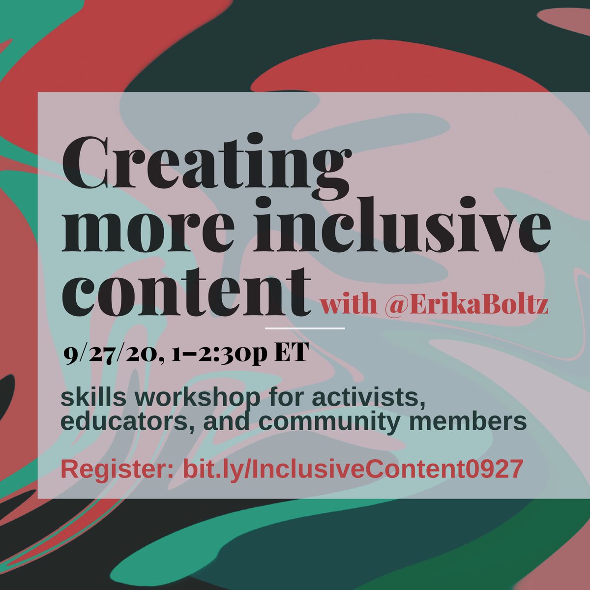 efboltz's tweet photo. I’m here for community building and supporting those doing the work. 

Free* for activists and grassroots community builders. Sliding scale donations for all other participants, proceeds to Richmond Mutual Aid. 

RSVP for further instructions at https://t.co/UZpGY17dfW https://t.co/YjPHnP9lp1