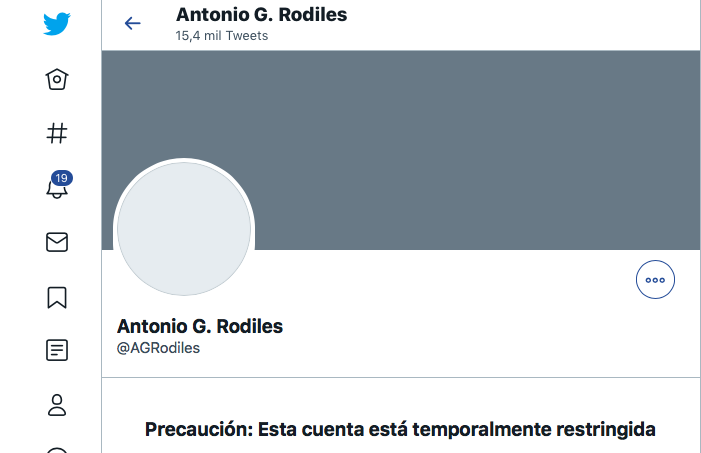 EstadodeSats's tweet photo. #Cuba Nuevamente canceladas cuentas de Antonio Rodiles @AGRodiles y Ailer González @Ailermaria, también restringida la de Claudio Fuentes @ClaudioFMadan. Hemos logrado recuperar la de @EstadodeSats Señores, no podrán silenciarnos. La Verdad siempre se abre paso. https://t.co/egbfCQtjy9