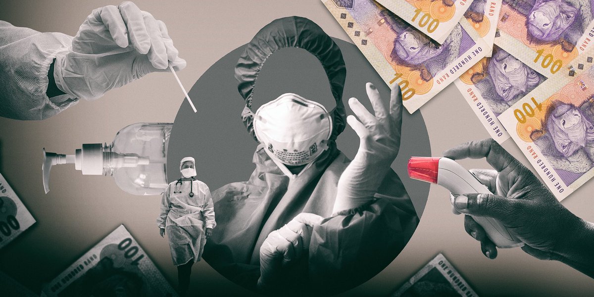 PLMyburgh's tweet photo. With the issue of corruption taking centre stage at the #ANCNEC, a month-long @dailymaverick #Scorpio investigation shows the Gauteng Dept of Health may have wasted an eye-watering R500-million on grossly inflated #COVID19 PPE products. Story drops at around 9pm. https://t.co/kgKSFzVR7S