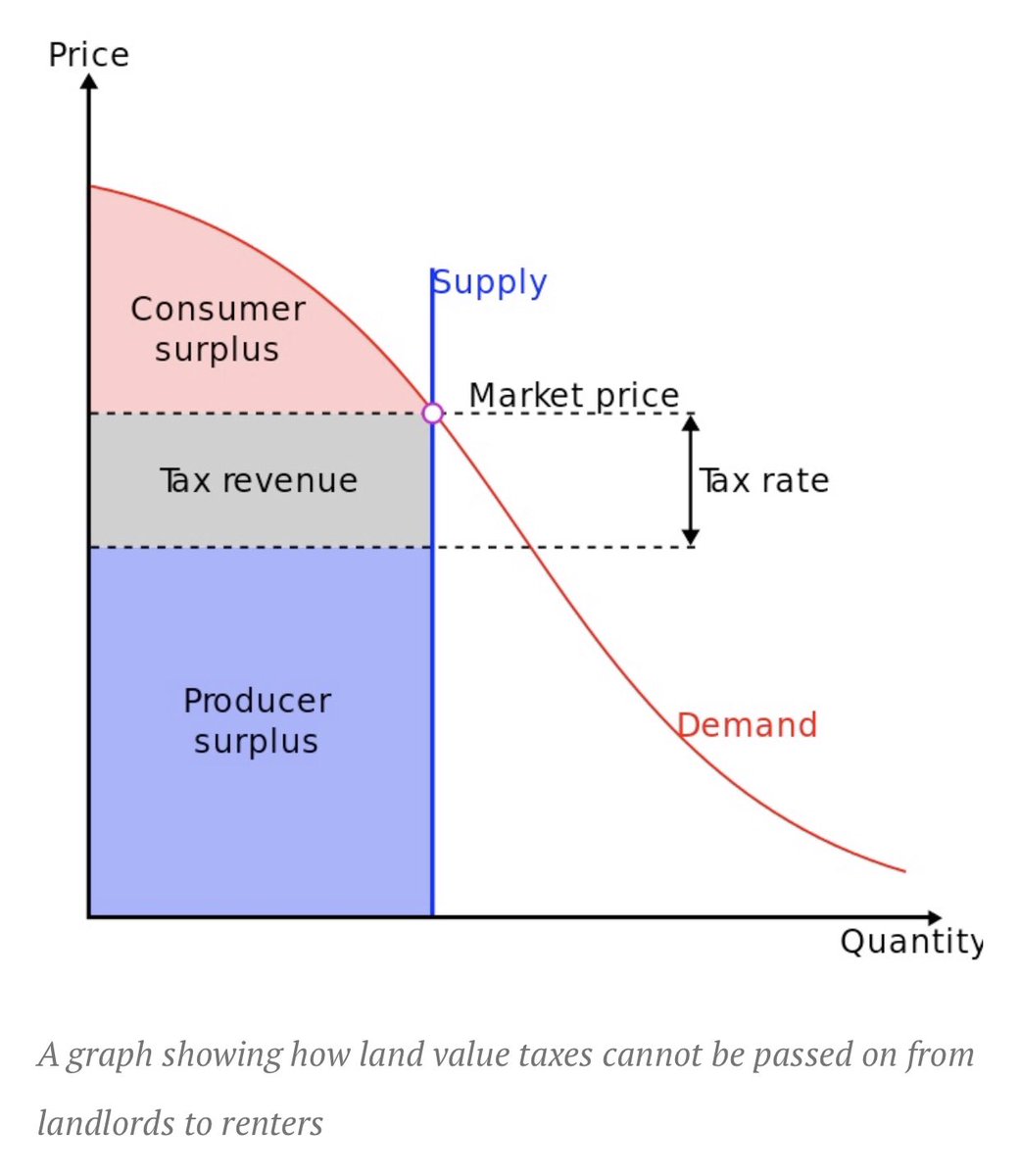 Una remera con este gráfico que diga: “el impuesto al valor del suelo no puede trasladarse de los propietarios a los inquilinos”...