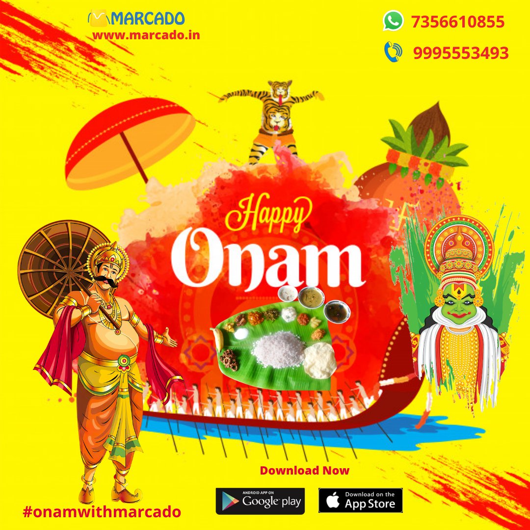 Onam With Marcado
Happy Onam
#marcado #marcadoapp #mobileapp #onlineshopping #onamwithmarcado #onam2020 #onamfestival  #orderonlie #onamonlineoffers #onamoffer  #onamkit #onamkitoffer #happyonam #onamshopping #onamspecial #savings #onamspecialgroceries #homedelivery