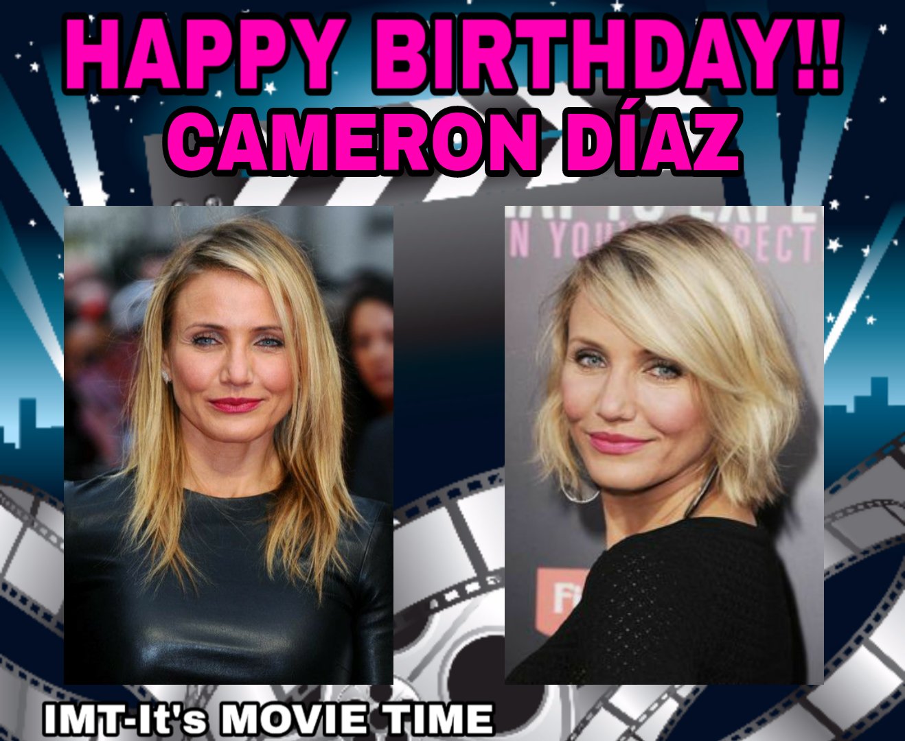 Happy Birthday to the Beautiful Cameron Díaz! She is celebrating 48 years. 