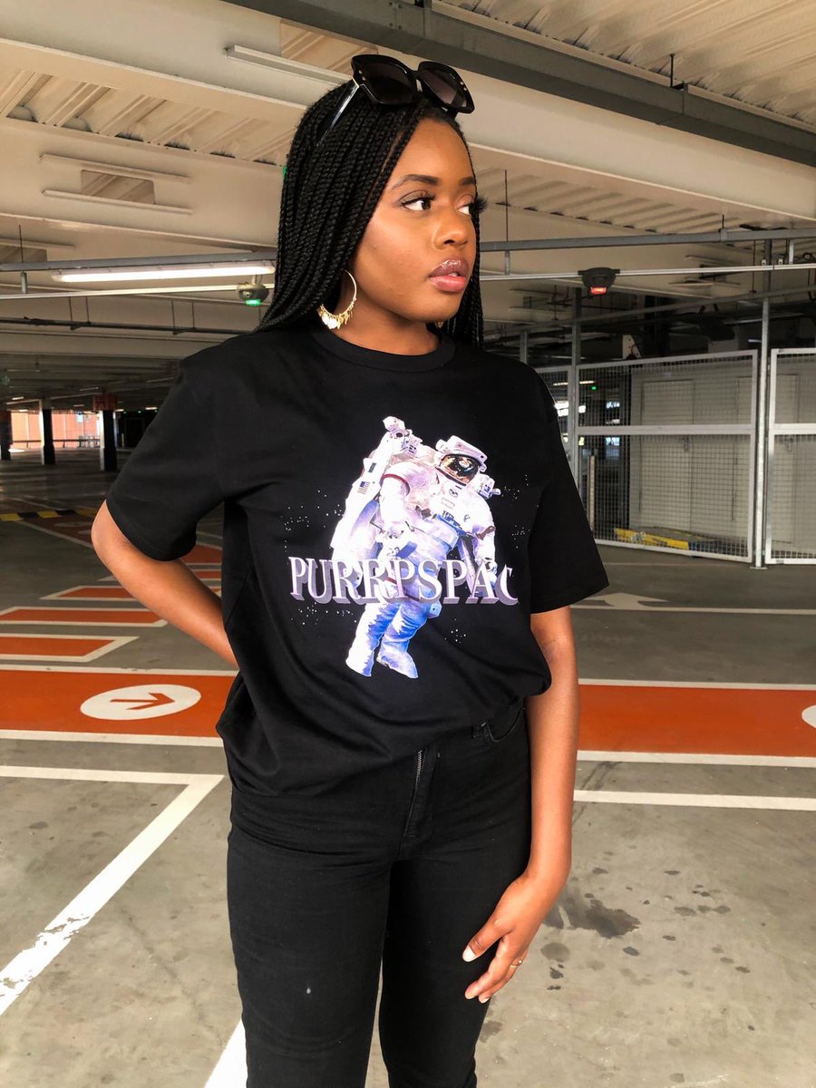 purrpspace1's tweet photo. PURRPSPACE! We love to see happy customer wearing our tee! 

#purrpspace #worldwide #urbandesign #Fashionista #fashionblogger #BlackGirlMagic #fashionstreet #london #ukfashion #clothingbrand #apollo11 #BlackOwnedBusiness #SpreadLove #photographer #STREAMDYNAMITE #Lovelyz https://t.co/LbMGOTFTlh