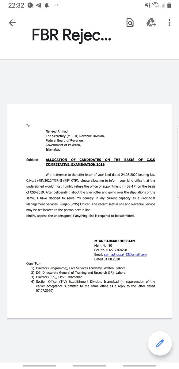 ZNChaudhary's tweet image. Reminds me when I  declined to join this service with 38th CTP at 79th merit and retained 

In fact  both mly n prvcl quotas should end or Central Services  must Quit Provinces!
That&apos;s how you can dilute mediocrity in civil service!
#GovernanceReforms
#PublicSectorReforms