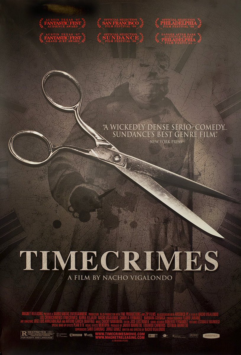If you see Tenet and like it, or even if you don’t, hunt down Timecrimes. It’s brilliant.
