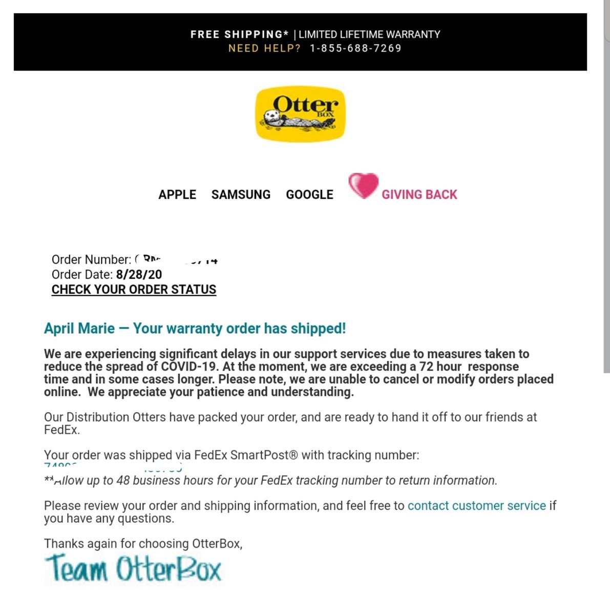 aprilgil23's tweet photo. @OtterBox Thank you so much https://t.co/MhZwsaVQtQ