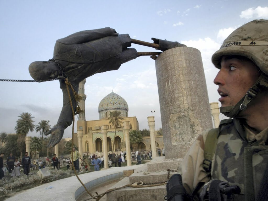 13)Recall The Toppling: How the Media Inflated the Fall of Saddam's Statue in Firdos Square.“How saturation media coverage of the toppling of Saddam Hussein's statue in..fueled the perception that the war had been won”  @propublica  https://www.propublica.org/article/the-toppling-saddam-statue-firdos-square-baghdad