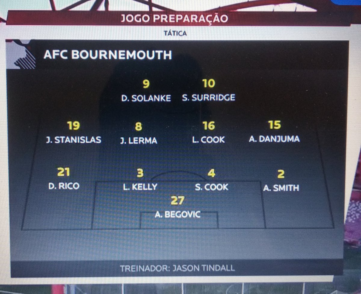 afcbbrasil's tweet photo. Relembrando a escalaรงรฃo do Bournemouth para o amistoso de hoje! #AFCB #BENBOU https://t.co/F2dL7acHFS