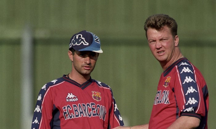 Time as an assistant manager under LVG:Another key figure in Jose's development as a manager. Van gaal trusted Jose enough to develop his own independent coaching style and entrusted him with the coaching duties of Barcelona B. LVG also let him take charge of the team at times