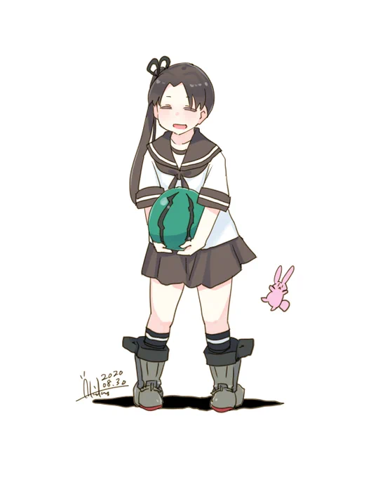 綾波『司令官!敷波が持ってきてくれたスイカ、切りましょうか!』
#艦これ版深夜の真剣お絵描き60分一本勝負
#艦これ版真剣お絵描き60分一本勝負_20200830
#艦これ #綾波 