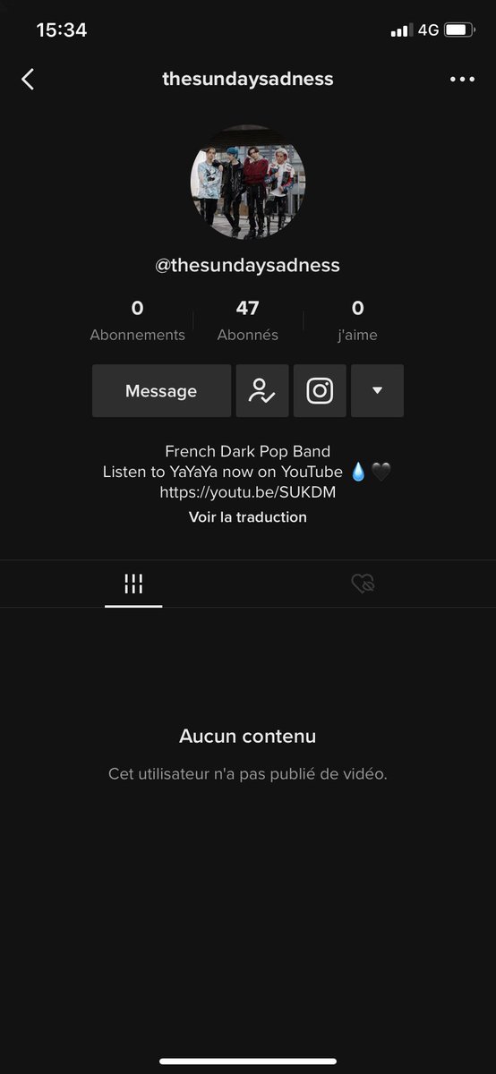 Voici le compte TikTok !