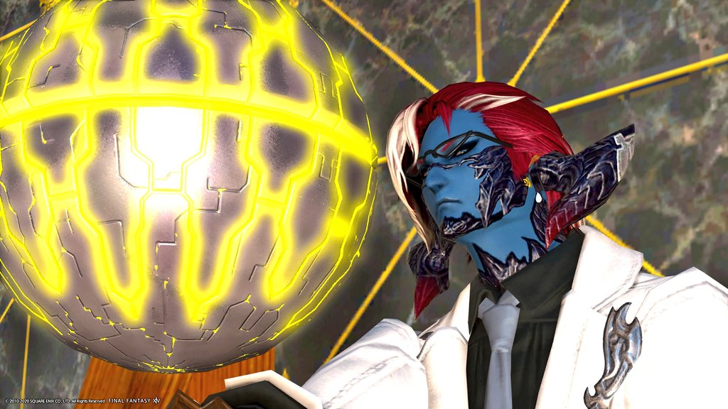 Rewiss_ff14's tweet photo. アラグの技術で悪いことしてる顔 https://t.co/XM1fkn7DyL
