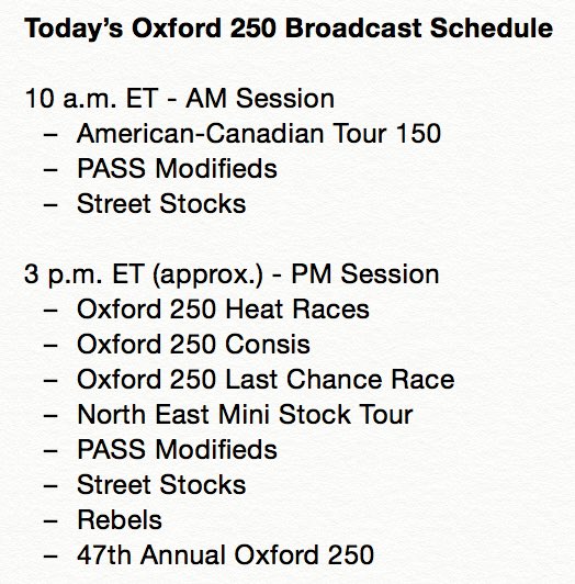 RaceGMP's tweet photo. We cannot wait for the #PeachStateClassic on Oct. 23-24!

But if you’re hungry for a big race, the #Oxford250 is live today on https://t.co/QUC2wQmNqp. 

📺🖥💻📱: https://t.co/J7DAlwpY2B https://t.co/yP9SaGEUK5