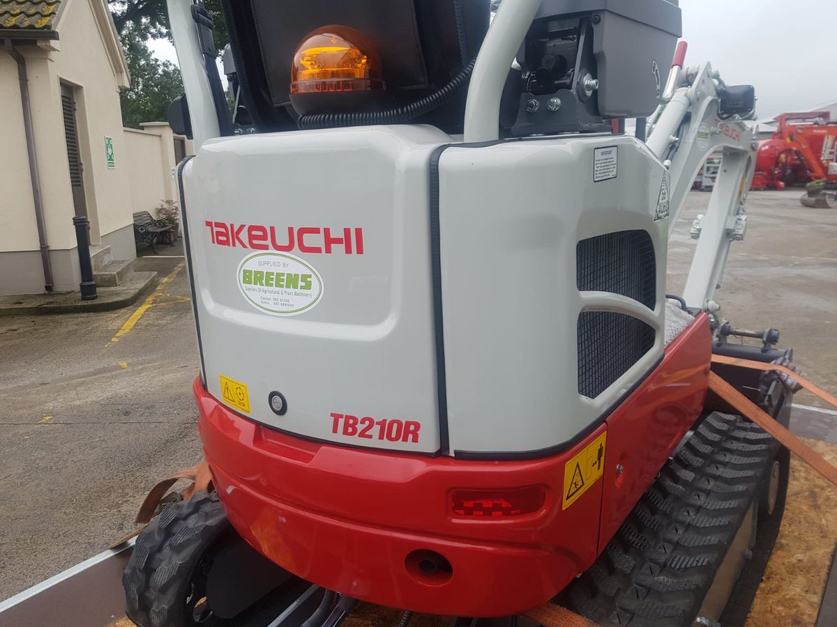 BreensOfCashel's tweet photo. New @Takeuchiuk TB210R Micro Mini Digger recently delivered straight to site in Malahide, Co Dublin. Big thanks to the lads at Whelan & OโKeeffe for the business.
@takeuchimfg #breens #takeuchi #tb210r #minidigger #microdigger #minidiggers https://t.co/LiZFK788m6