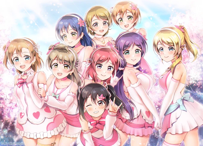 ラブライブ!を描くヤギ。
#誰か優しい人が拡散してくれてフォロワーさんが増えるらしい 