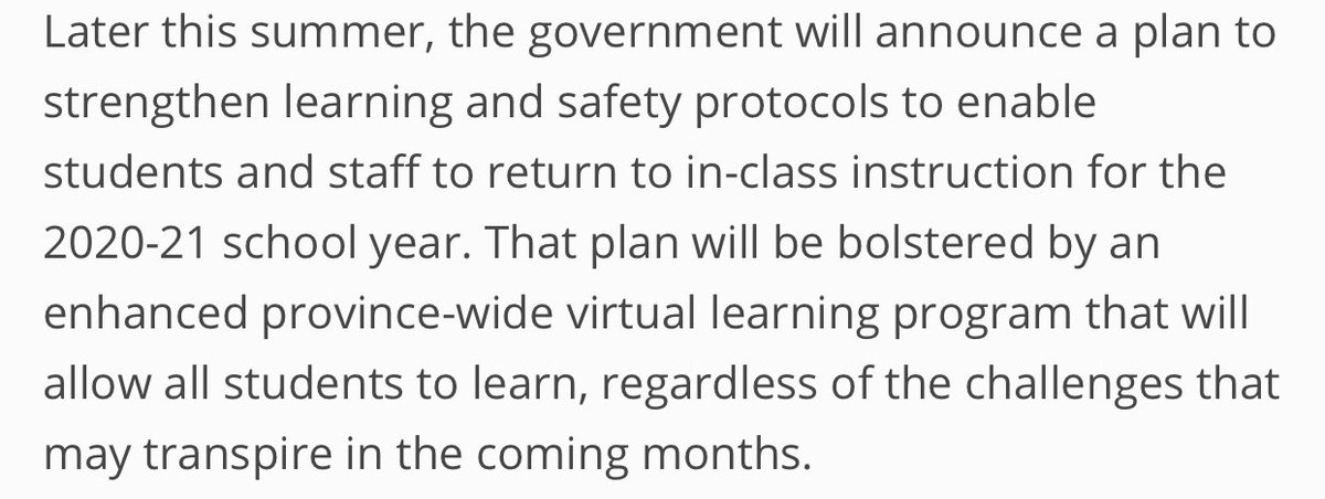 An  #onted thread on how  @sflecce and  @fordnation are trying to change the narrative by using HVAC/ventilation as an item to blame school boardsMay 19 (schools remain closed for year, Ministry will develop a plan for reopening): $0 and zero mentions for HVAC